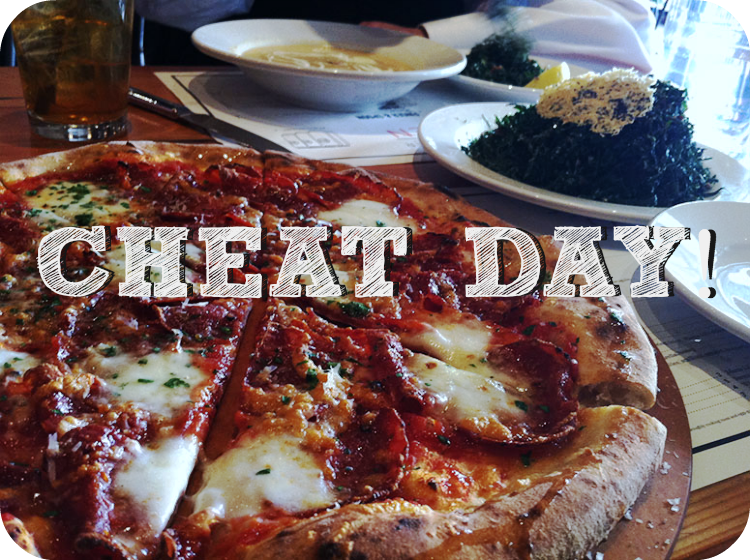 cheat day - pizza