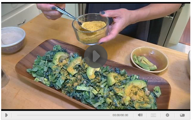 kale caesar salad