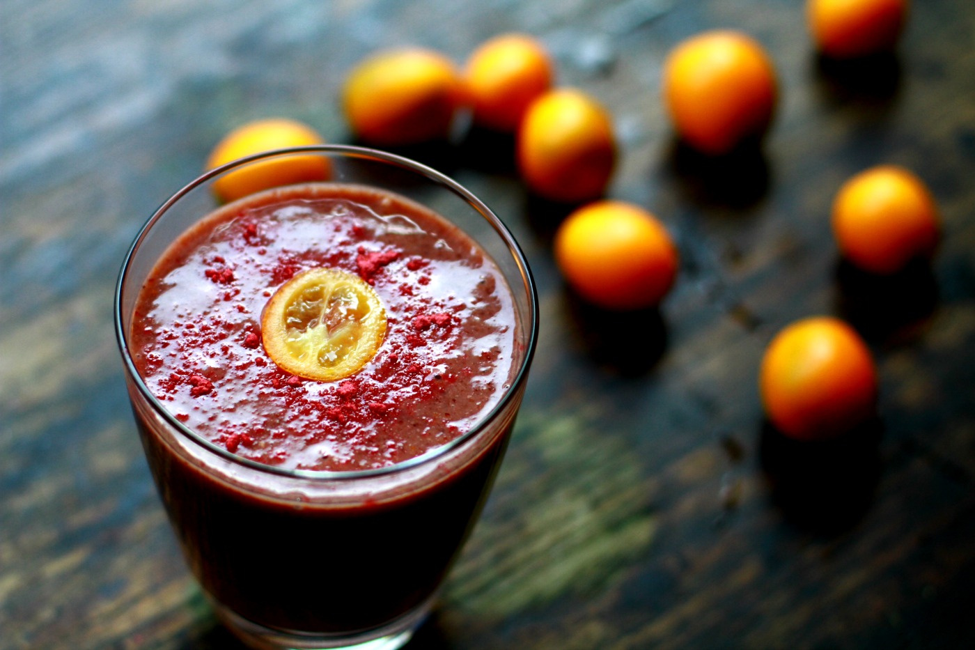 Cherry Kumquat Smoothie with Schisandra Monica Spoelstra Metz