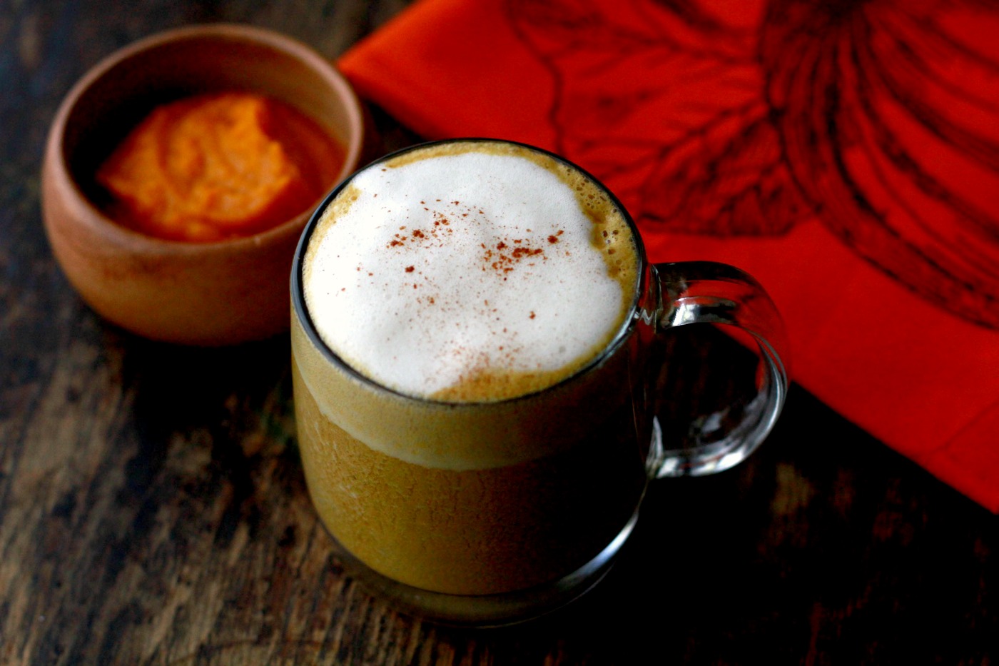 healthy pumpkin spice latte