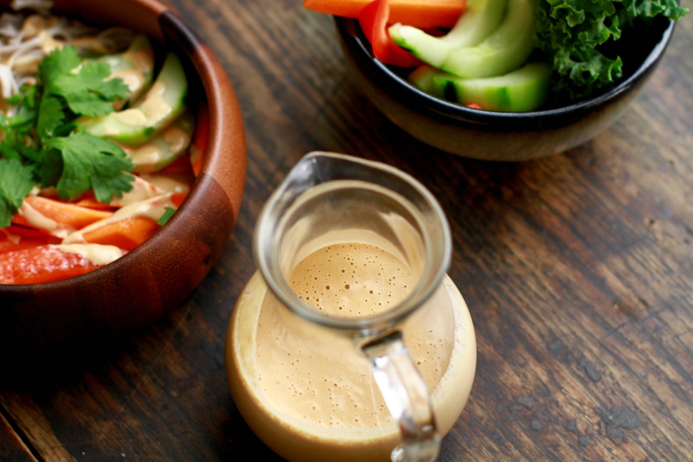Spicy Peanut Sauce for Bowls, Noodles, and Steamed Veggies