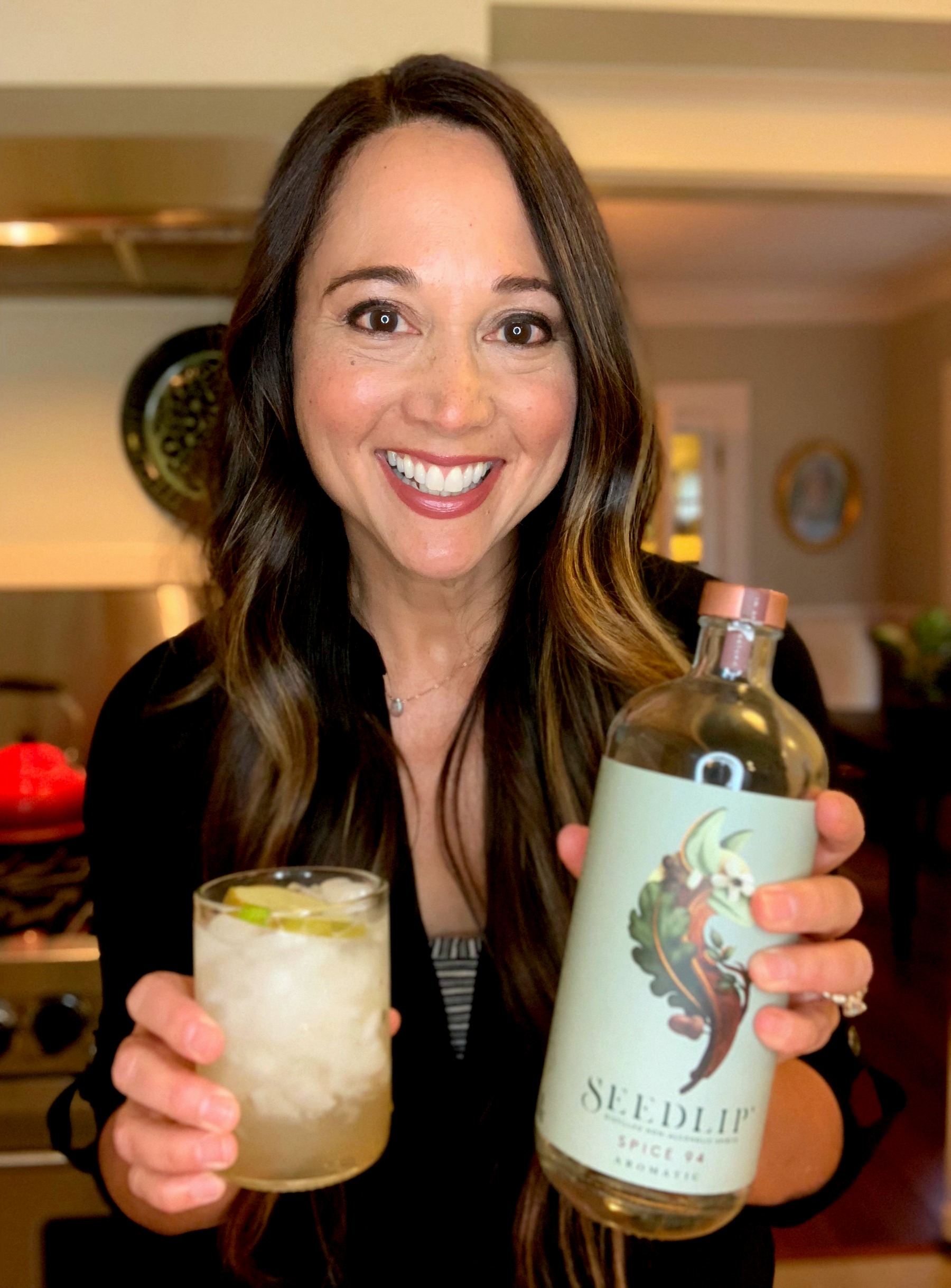 spiced mule mocktail seedlip