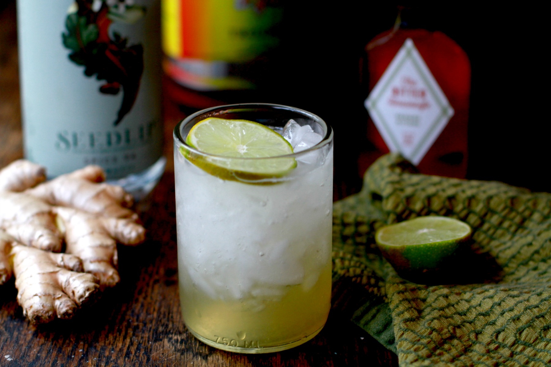 spiced mule mocktail