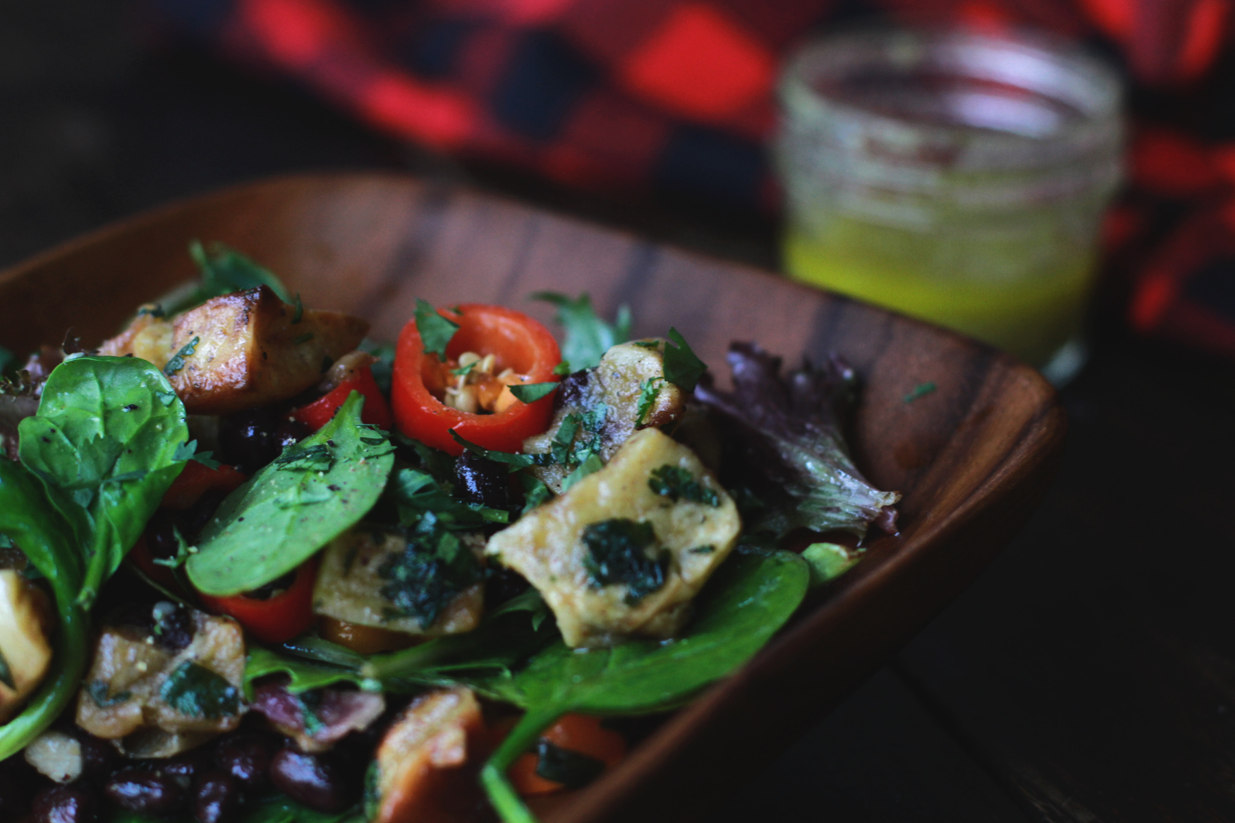 sweet potato black bean salad