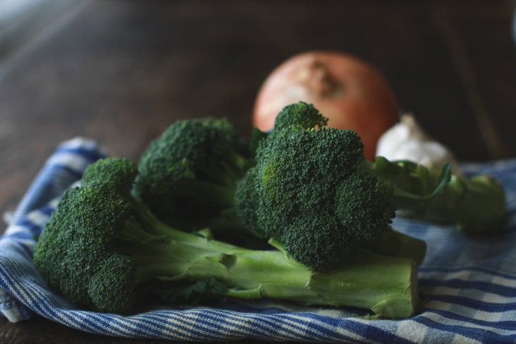 broccoli onion garlic