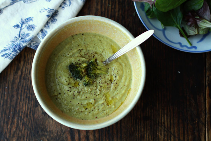 roasted broccoli soup