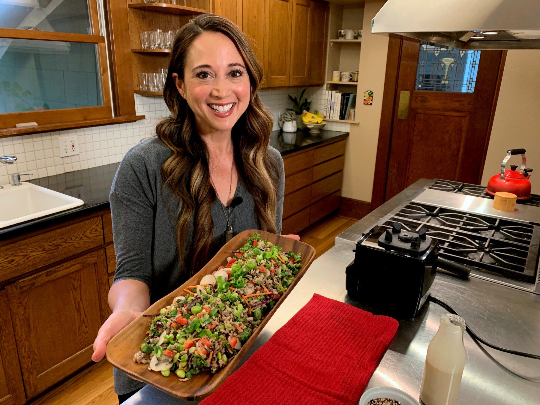 wild rice edamame salad