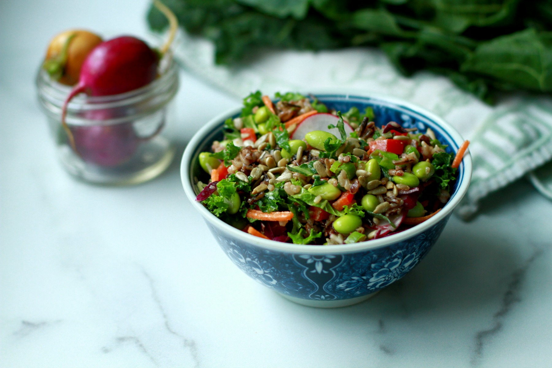 wild rice edamame salad