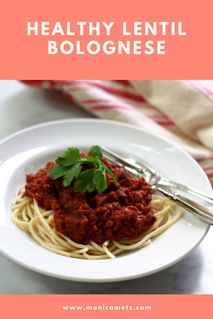 lentil bolognese recipe