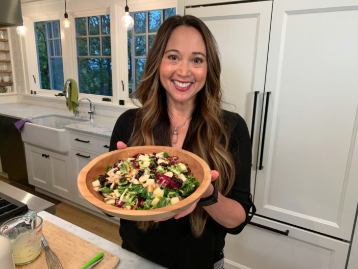 brussels sprout and apple salad