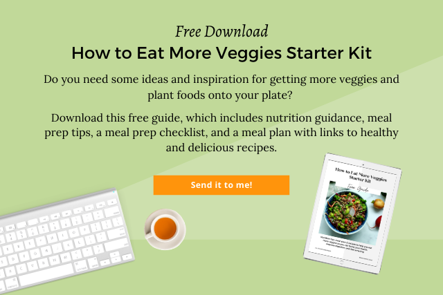 how to eat more veggies starter kit
