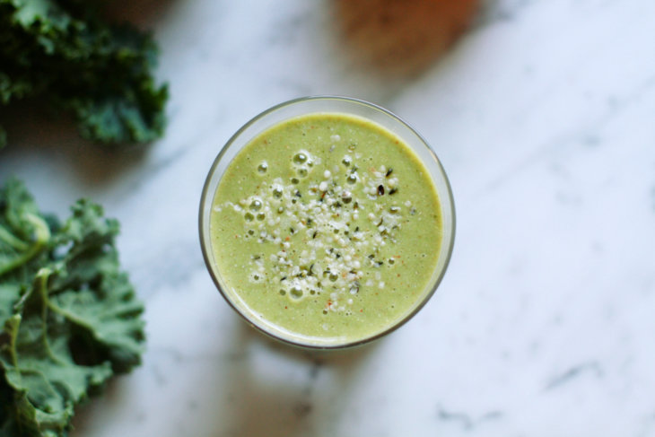 fresh start smoothie with pineappel