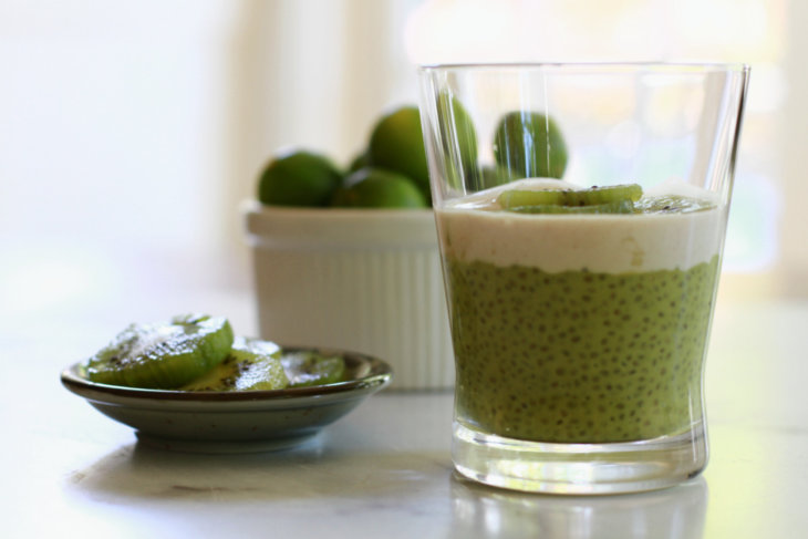 key lime chia pudding