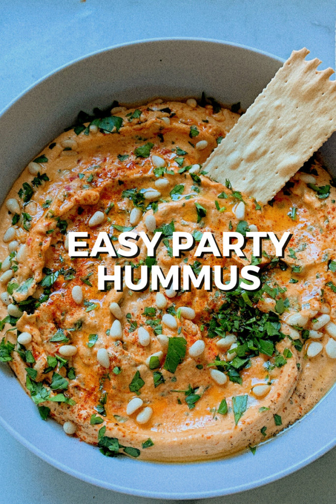 easy party hummus