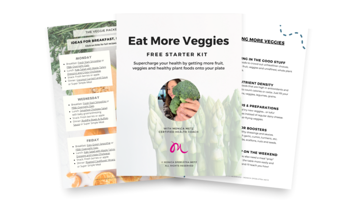 eat more veggies starter kit - white background